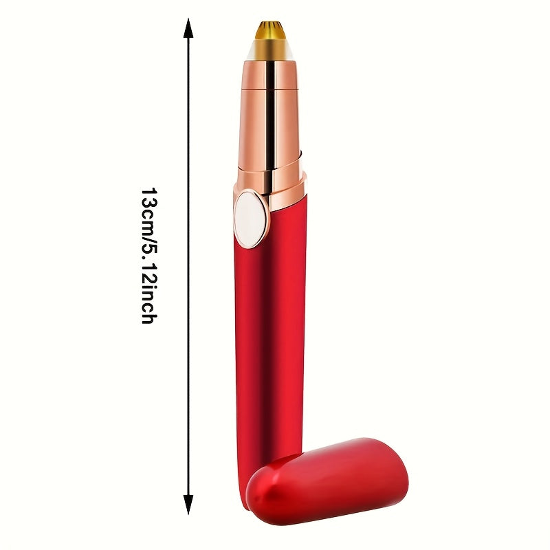 USB Rechargeable Eyebrow Trimmer, Nose and Ear Hair Clipper, Portable Electric Nose Trimmer, Mini Compact Design, Quick Charge via Computer USB Interface
