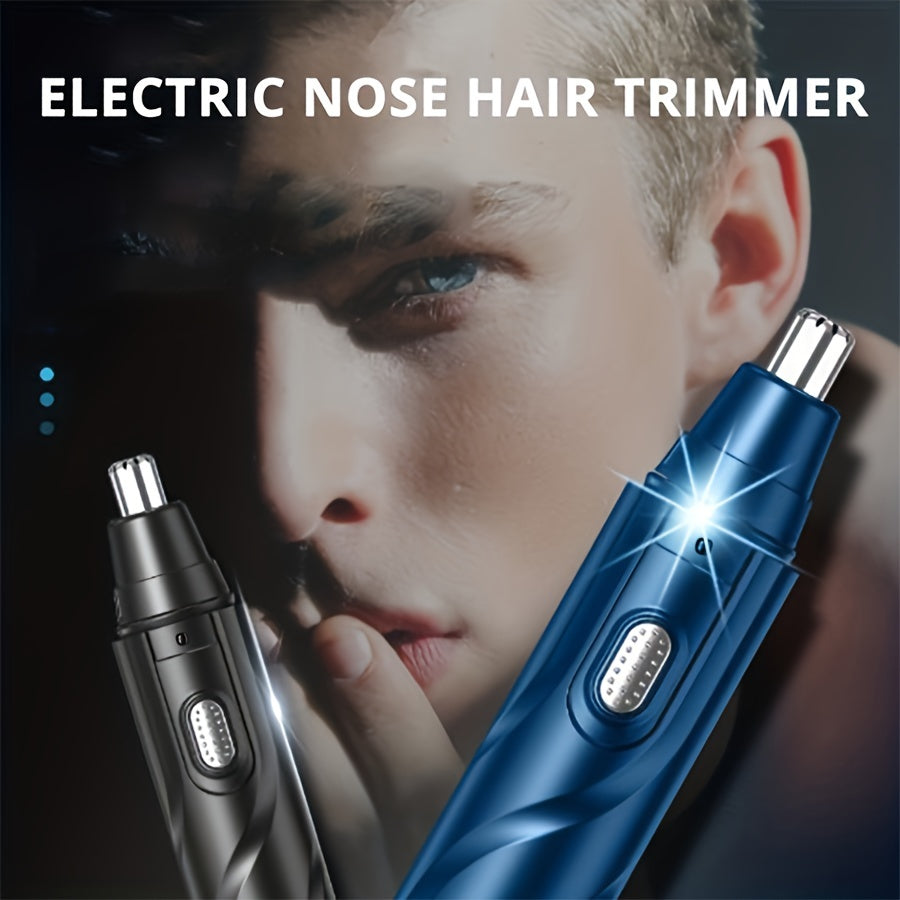 GERTZY Rechargeable Nose & Ear Hair Trimmer for Men & Women - Painless Facial and Eyebrow Grooming with USB Charging, Black, 4V-12V Operating Voltage, Plastic Body, Lithium Battery Powered, USB Charging Cable Included, Grooming Trimmer | Modern Groomer |