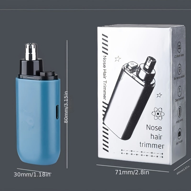 Rechargeable Nose Hair Trimmer - Portable Painless Beard And Nose Hair Trimmer For Men Lightweight Color
