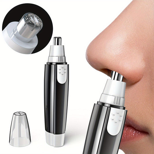 2PCS Portable Ear and Nose Hair Shaving Tool for Men USB Electric Nose Hair Trimmer for Women - Painless Eyebrow Facial Hair Removal Nose Clipper