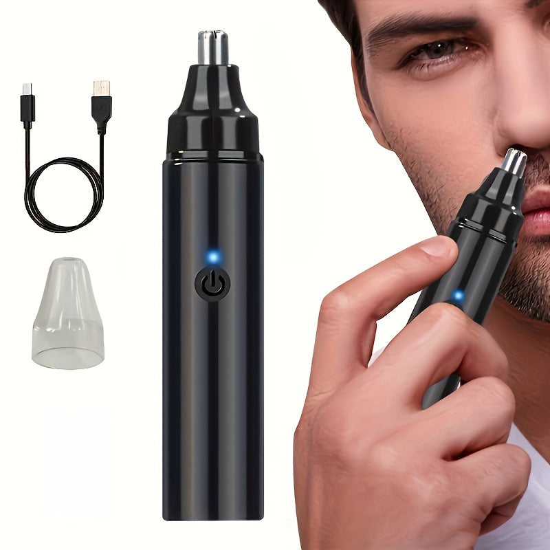 USB Rechargeable Ear & Nose Trimmer - Painless, Easy-to-Use Facial Hair Removal for Women