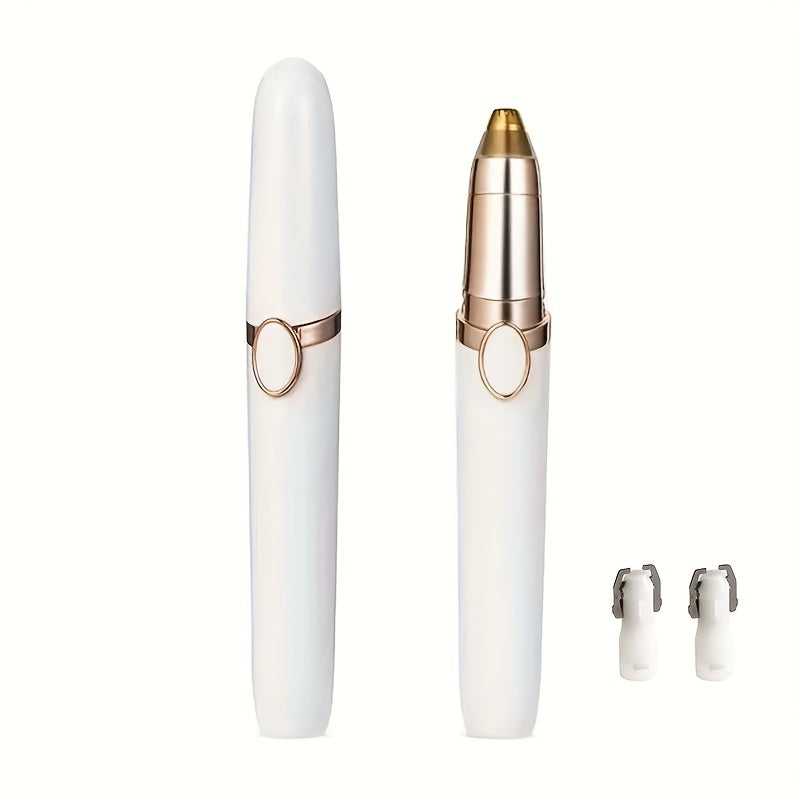 USB Rechargeable Eyebrow Trimmer, Nose and Ear Hair Clipper, Portable Electric Nose Trimmer, Mini Compact Design, Quick Charge via Computer USB Interface