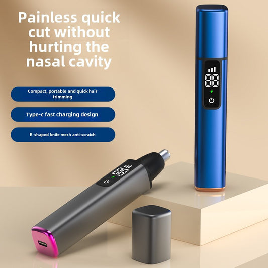 Multi-Functional Intelligent Nose Hair Trimmer, Suitable for Both Men And Women, No Dead Corners in Trimming, No Need for Hair Repair, One-Click Start.