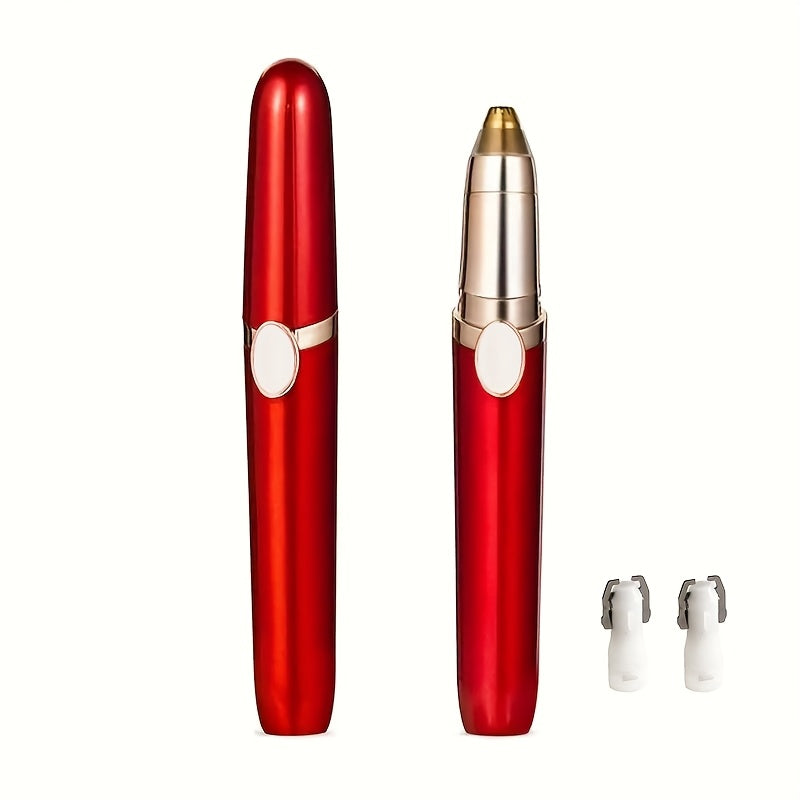 USB Rechargeable Eyebrow Trimmer, Nose and Ear Hair Clipper, Portable Electric Nose Trimmer, Mini Compact Design, Quick Charge via Computer USB Interface