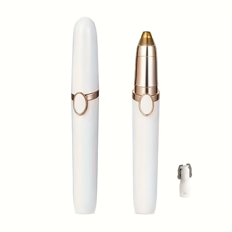 USB Rechargeable Eyebrow Trimmer, Nose and Ear Hair Clipper, Portable Electric Nose Trimmer, Mini Compact Design, Quick Charge via Computer USB Interface