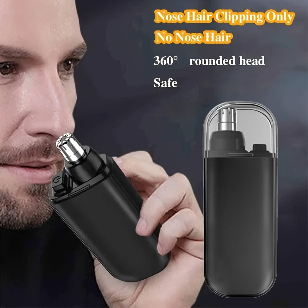 Rechargeable Nose Hair Trimmer - Portable Painless Beard And Nose Hair Trimmer For Men Lightweight Color