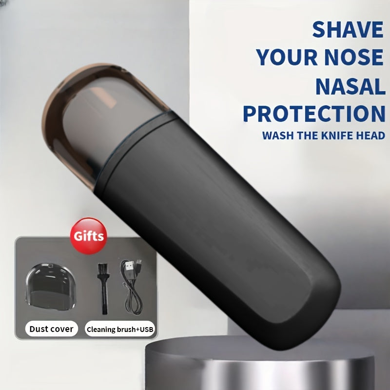 Rechargeable Ear and Nose Hair Trimmer - Electric Unisex USB Electric No- Eyebrow Facial Hair Removal Nose Trimmer, Portable Compact Design, Suitable for Birthday Gifts