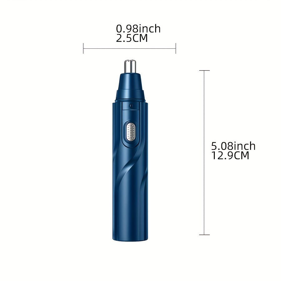 GERTZY Rechargeable Nose & Ear Hair Trimmer for Men & Women - Painless Facial and Eyebrow Grooming with USB Charging, Black, 4V-12V Operating Voltage, Plastic Body, Lithium Battery Powered, USB Charging Cable Included, Grooming Trimmer | Modern Groomer |