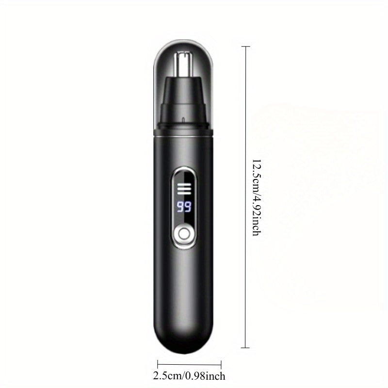 1 A6 USB Rechargeable Hair Trimmer, Painless Facial Hair Removal, Multifunctional Trimmer with Digital Display, Easy to Clean, Noise Reducing Motor, Portable Travel Beauty Tool, Suitable for Both Men and Women