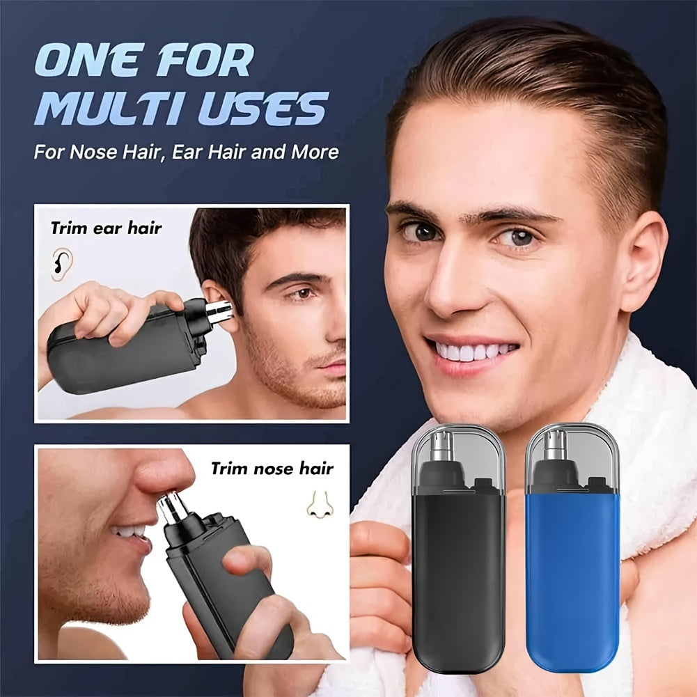 Rechargeable Nose Hair Trimmer - Portable Painless Beard And Nose Hair Trimmer For Men Lightweight Color