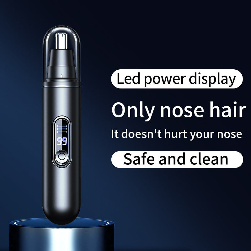 1 A6 USB Rechargeable Hair Trimmer, Painless Facial Hair Removal, Multifunctional Trimmer with Digital Display, Easy to Clean, Noise Reducing Motor, Portable Travel Beauty Tool, Suitable for Both Men and Women