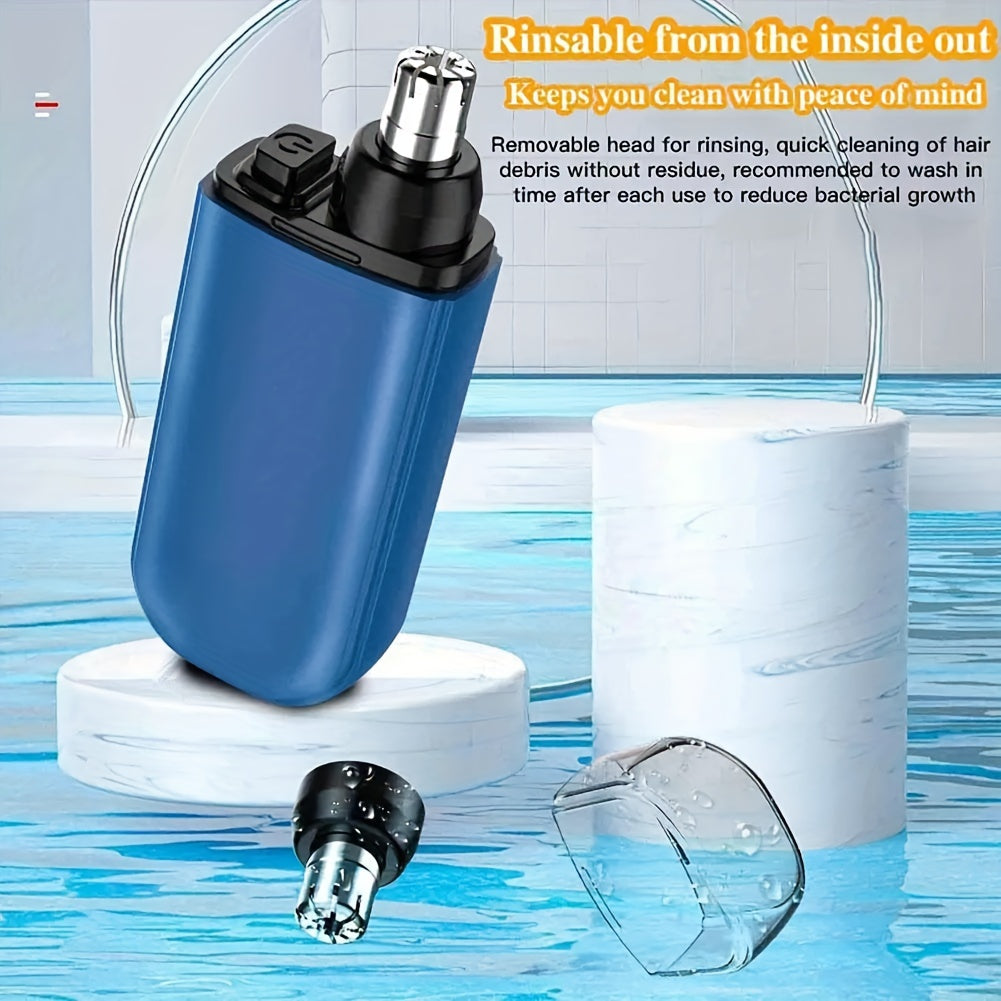 Rechargeable Nose Hair Trimmer - Portable Painless Beard And Nose Hair Trimmer For Men Lightweight Color