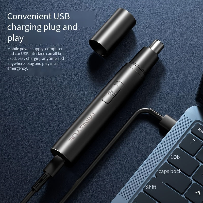 Rechargeable Electric Nose Hair Trimmer for Men And Women, a Magical Tool for Cutting Nasal Hair.