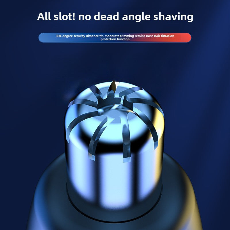 Multi-Functional Intelligent Nose Hair Trimmer, Suitable for Both Men And Women, No Dead Corners in Trimming, No Need for Hair Repair, One-Click Start.