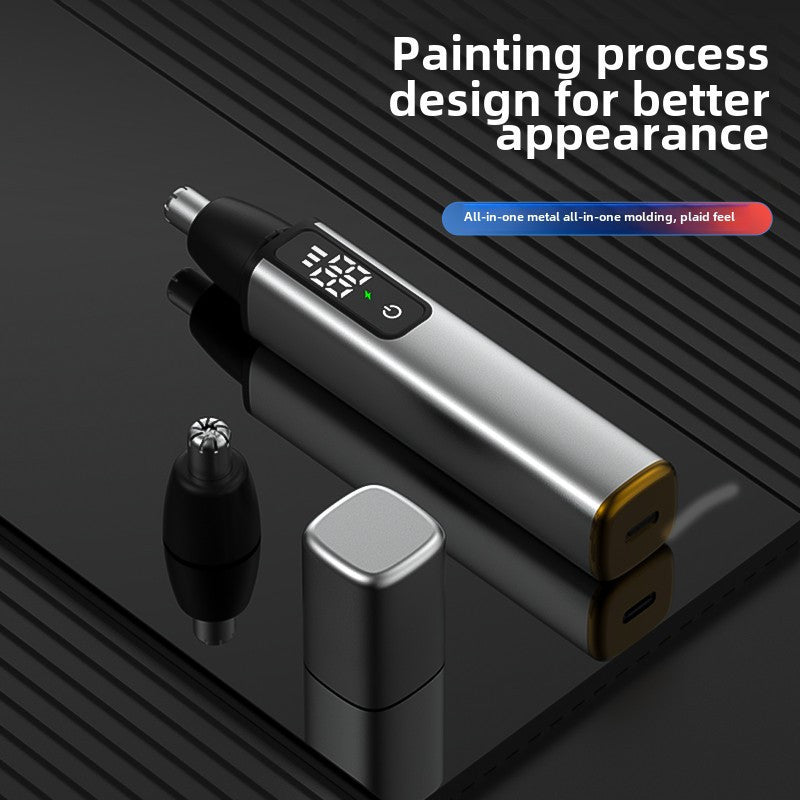 Multi-Functional Intelligent Nose Hair Trimmer, Suitable for Both Men And Women, No Dead Corners in Trimming, No Need for Hair Repair, One-Click Start.