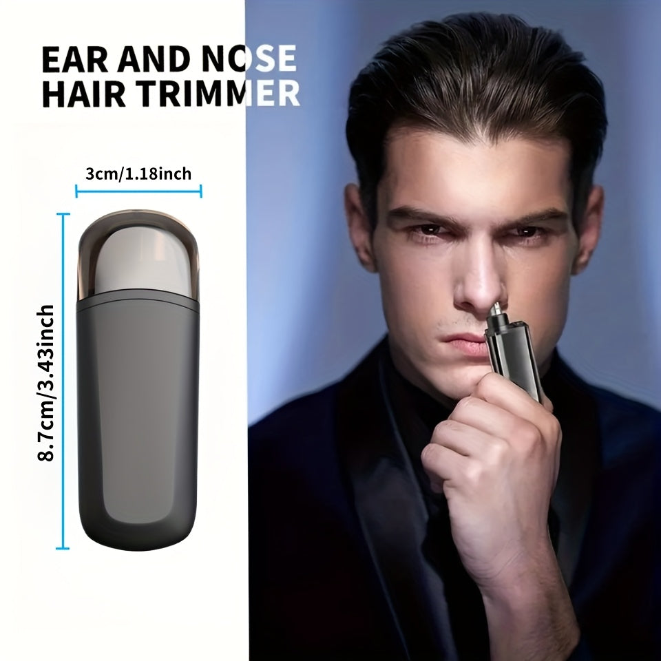 Rechargeable Ear and Nose Hair Trimmer - Electric Unisex USB Electric No- Eyebrow Facial Hair Removal Nose Trimmer, Portable Compact Design, Suitable for Birthday Gifts