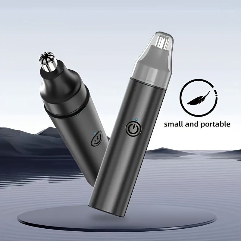 [Rechargeable Trimmer for Men & Women] The Rechargeable Ear And Nose Trimmer for Men Is a Usb-Powered Device That Is Also Appropriate for Women, Providing a Painless Way to Remove Eyebrow And Facial Hair.