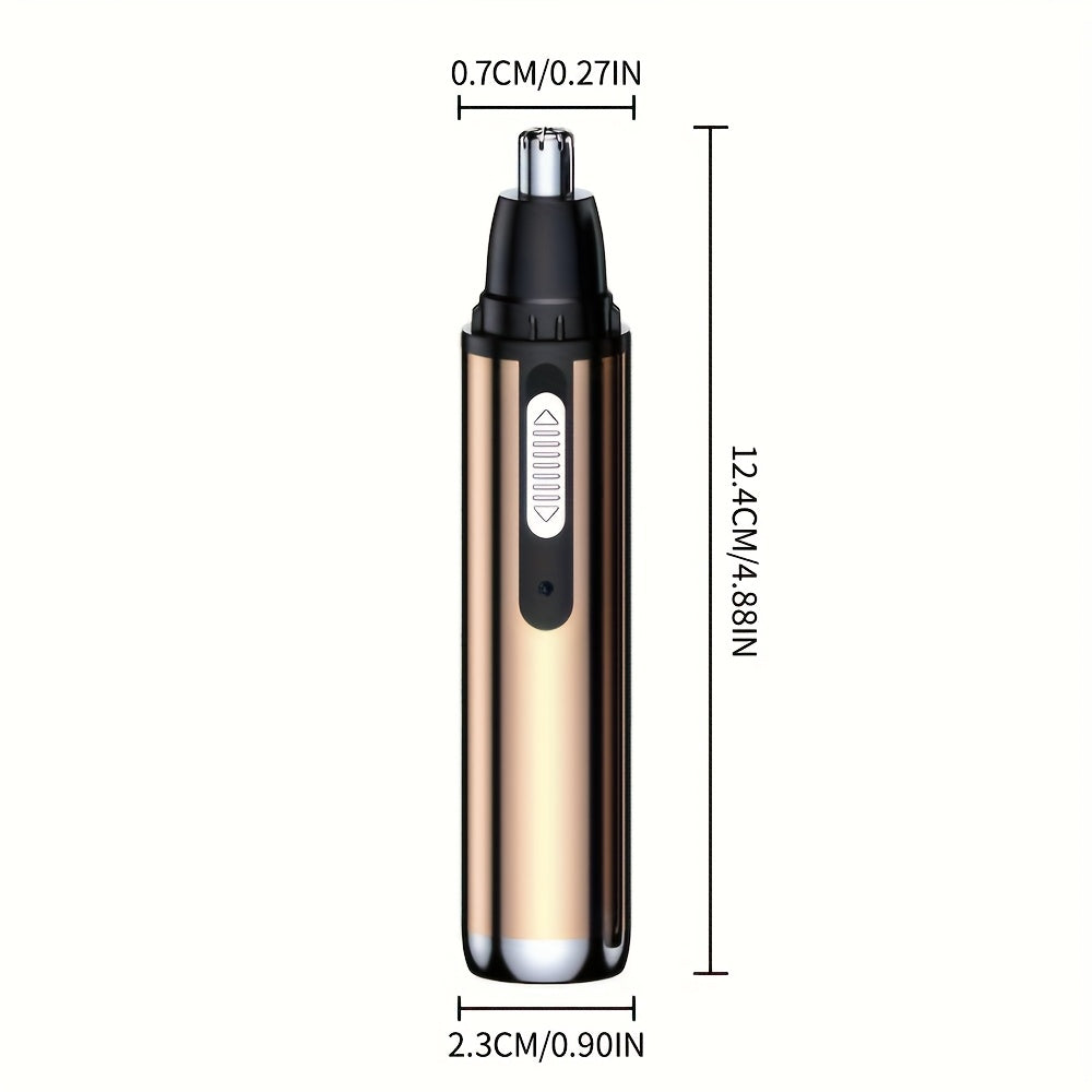 [Rechargeable Ear Trimmer] WEEME Rechargeable Ear & Nose Hair Trimmer | Painless Facial Hair Removal for Men & Women | 400mAh Lithium Battery, Precision Blades