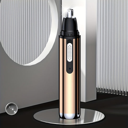 [Rechargeable Ear Trimmer] WEEME Rechargeable Ear & Nose Hair Trimmer | Painless Facial Hair Removal for Men & Women | 400mAh Lithium Battery, Precision Blades