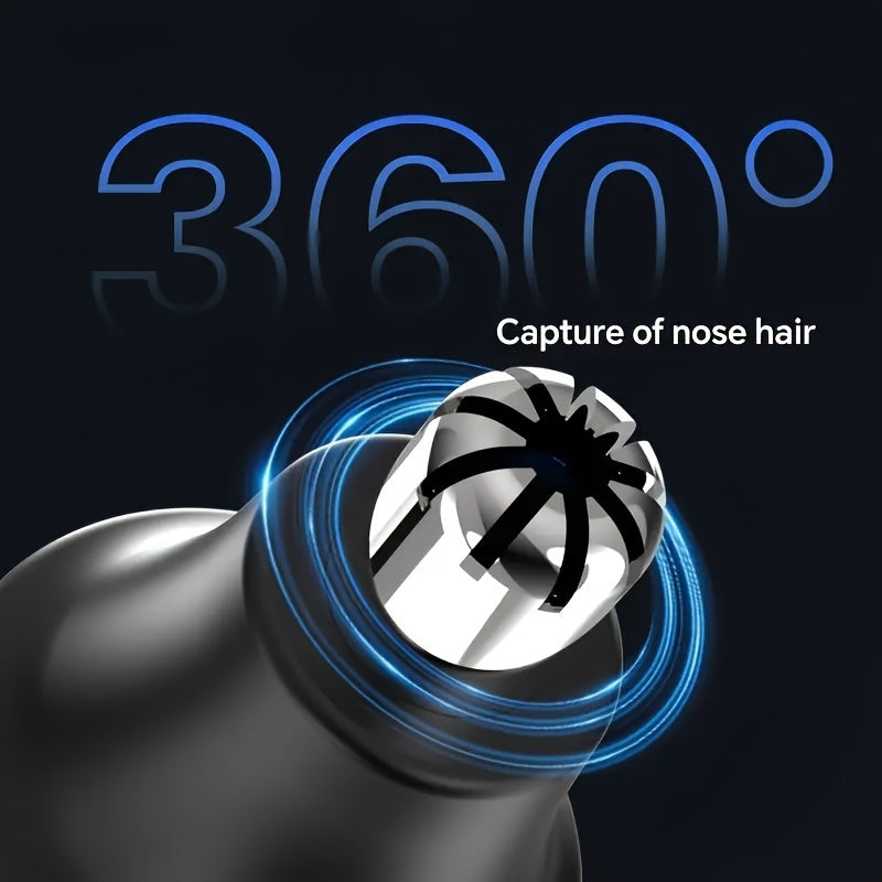 [Rechargeable Trimmer for Men & Women] The Rechargeable Ear And Nose Trimmer for Men Is a Usb-Powered Device That Is Also Appropriate for Women, Providing a Painless Way to Remove Eyebrow And Facial Hair.