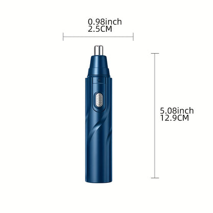 GERTZY Rechargeable Nose & Ear Hair Trimmer for Men & Women - Painless Facial and Eyebrow Grooming with USB Charging, Black, 4V-12V Operating Voltage, Plastic Body, Lithium Battery Powered, USB Charging Cable Included, Grooming Trimmer | Modern Groomer |