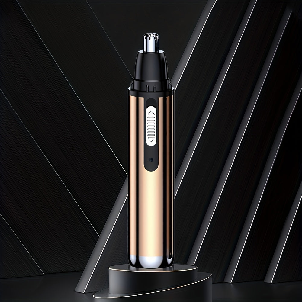 [Rechargeable Ear Trimmer] WEEME Rechargeable Ear & Nose Hair Trimmer | Painless Facial Hair Removal for Men & Women | 400mAh Lithium Battery, Precision Blades
