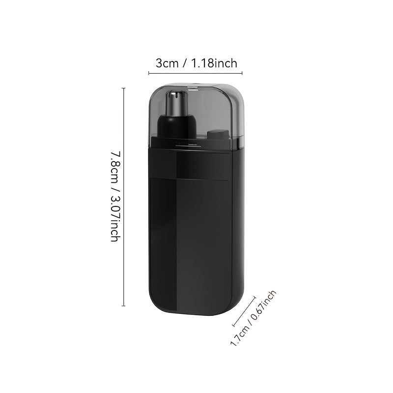 [Rechargeable Painless Nose Trimmer] USB Rechargeable Nose & Ear Hair Trimmer - Painless, Stainless Steel Blade, Portable Mini Design for Men & Women - Perfect Gift