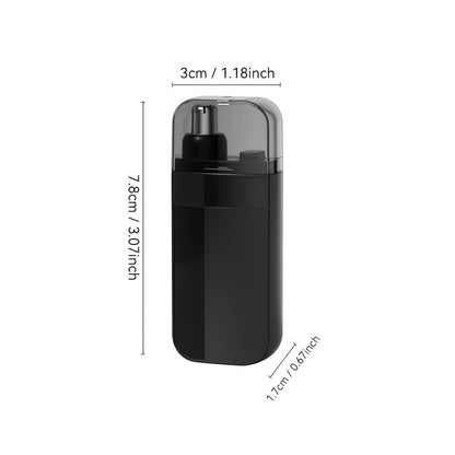 [Rechargeable Painless Nose Trimmer] USB Rechargeable Nose & Ear Hair Trimmer - Painless, Stainless Steel Blade, Portable Mini Design for Men & Women - Perfect Gift