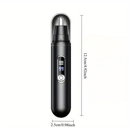 1 A6 USB Rechargeable Hair Trimmer, Painless Facial Hair Removal, Multifunctional Trimmer with Digital Display, Easy to Clean, Noise Reducing Motor, Portable Travel Beauty Tool, Suitable for Both Men and Women