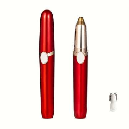 USB Rechargeable Eyebrow Trimmer, Nose and Ear Hair Clipper, Portable Electric Nose Trimmer, Mini Compact Design, Quick Charge via Computer USB Interface