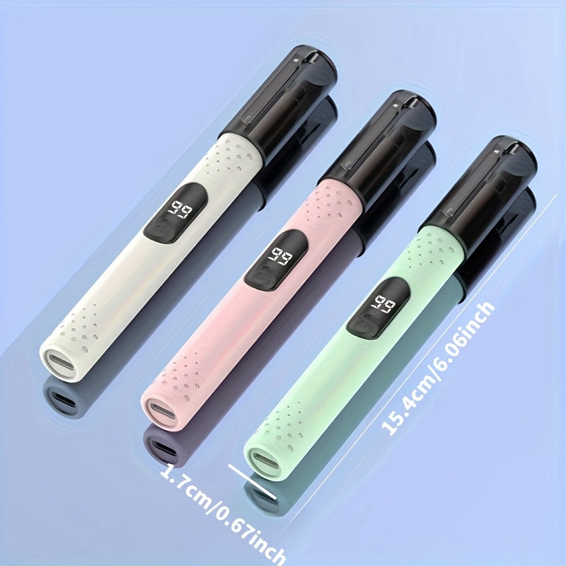[Portable Trimmer] Portable Electric Nose Hair Trimmer, Unisex | Stainless Steel Cutting Head, No Pulling of Hair And No, Stylish And Simple, USB Charging | Suitable for Nose Hair, Eyebrow And Ear Hair Trimming