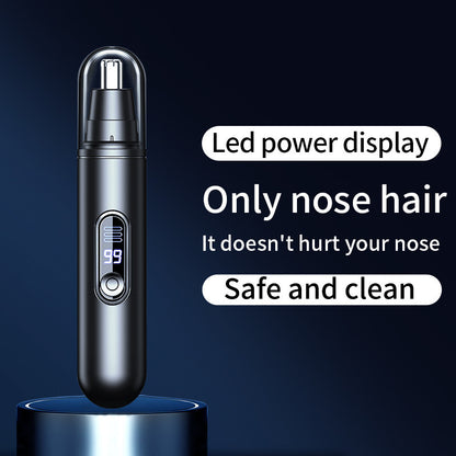 1 A6 USB Rechargeable Hair Trimmer, Painless Facial Hair Removal, Multifunctional Trimmer with Digital Display, Easy to Clean, Noise Reducing Motor, Portable Travel Beauty Tool, Suitable for Both Men and Women