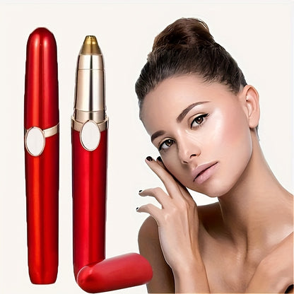 USB Rechargeable Eyebrow Trimmer, Nose and Ear Hair Clipper, Portable Electric Nose Trimmer, Mini Compact Design, Quick Charge via Computer USB Interface