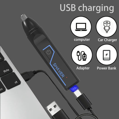 3-in-1 Professional Men's and Women's Grooming Kit, suitable for nose hair trimming, sideburns trimming, beard trimming, ear hair trimming, leg hair trimming, underarm hair trimming, bikini line trimming, razor, electric shaver, full body hair trimmer,